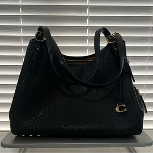 NWT Coach Black Leather Handbag